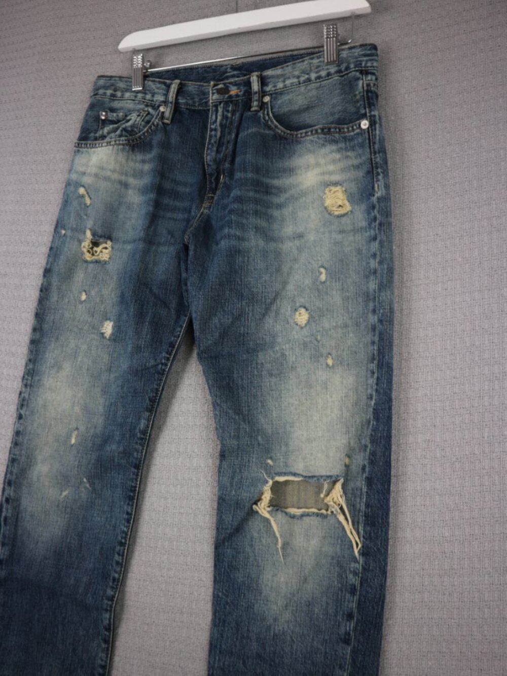 Denim & Supply Polo Ralph Lauren Boyfriend Cut Distressed Jeans Womens Sz 27 - Picture 6 of 11